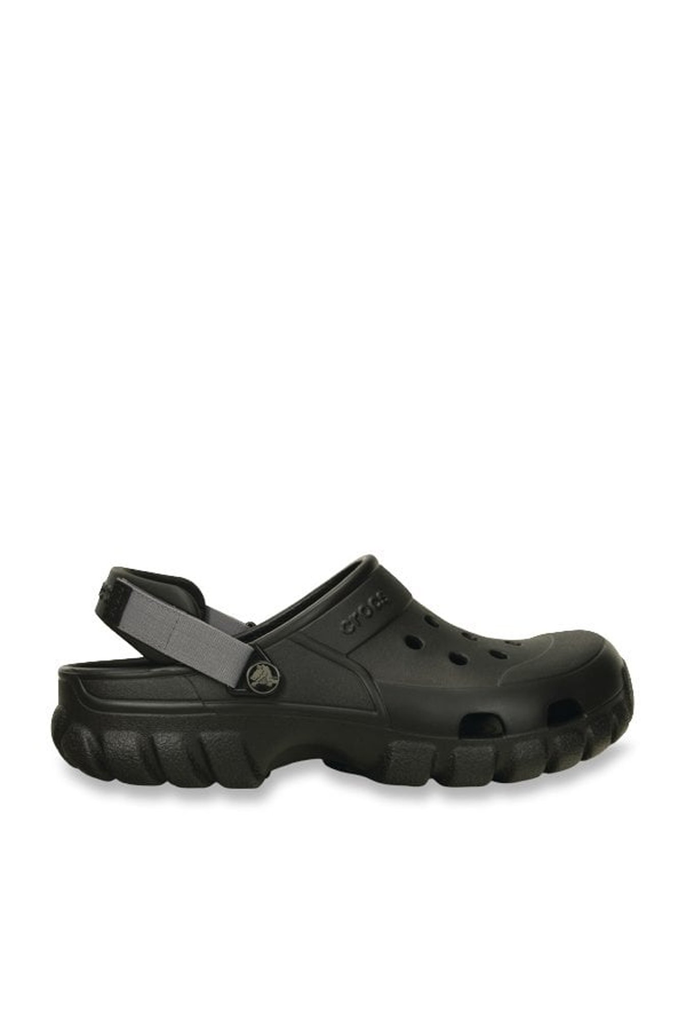 Crocs Unisex Offroad Sport Black Back Strap Clogs