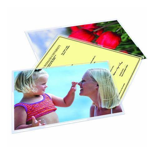 100 sets / pack 5 Inch Thermal Laminating Film 9.5*13.5cm PET For Photo/Files/Card/Picture Plastic Film Printing Supplies