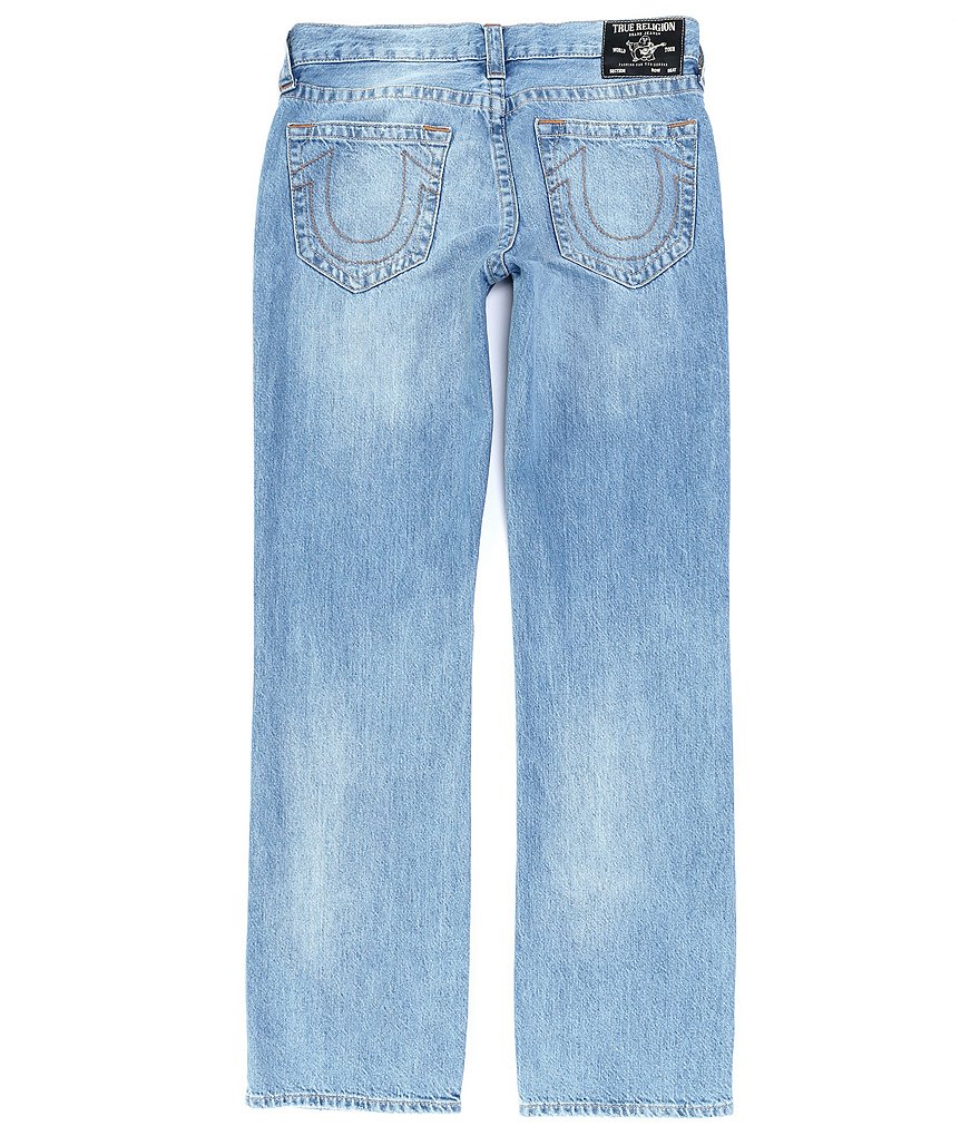 True Religion Ricky Nicks Destruction Straight-Fit Jeans