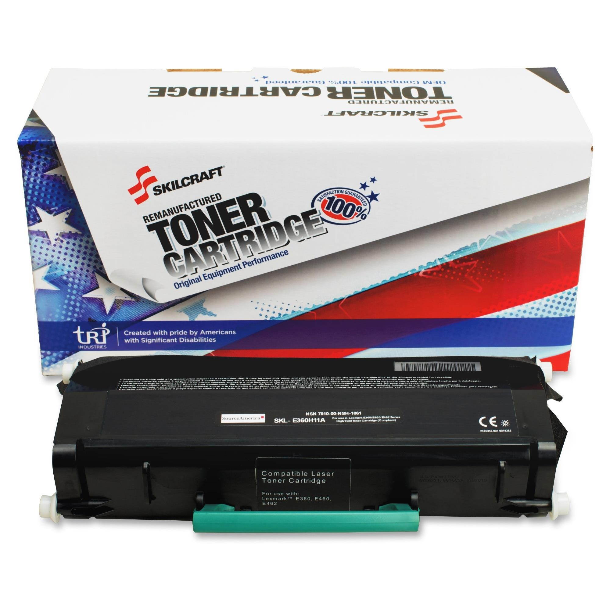Remanufactured E360H21A (E260) High-Yld Toner, 9000 Pg-Yield, Black