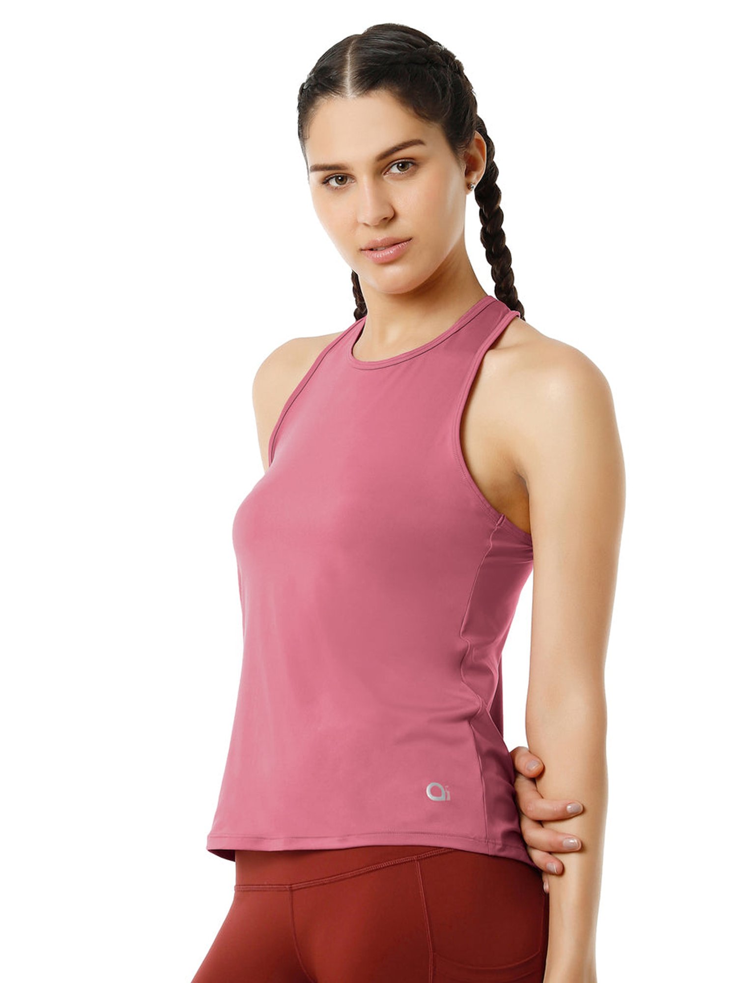 Amante Purple Regular Fit Tank Top