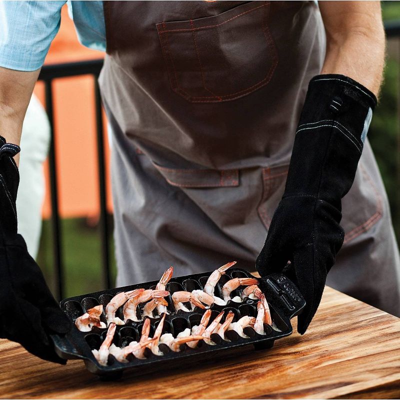 Cast Iron Shrimp Grill Pan - Outset