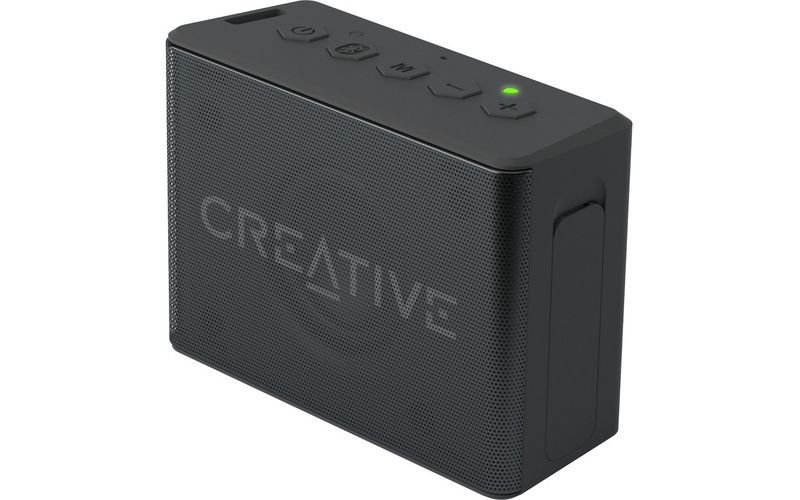 Creative Halo Portable Bluetooth Speaker System - Black - Battery Rechargeable