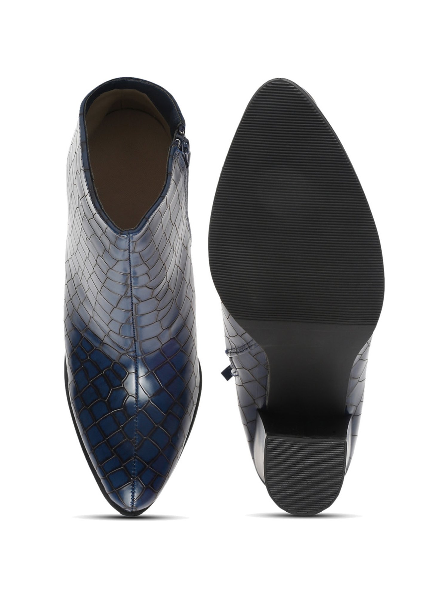 Pelle Albero Women's Blue Casual Booties