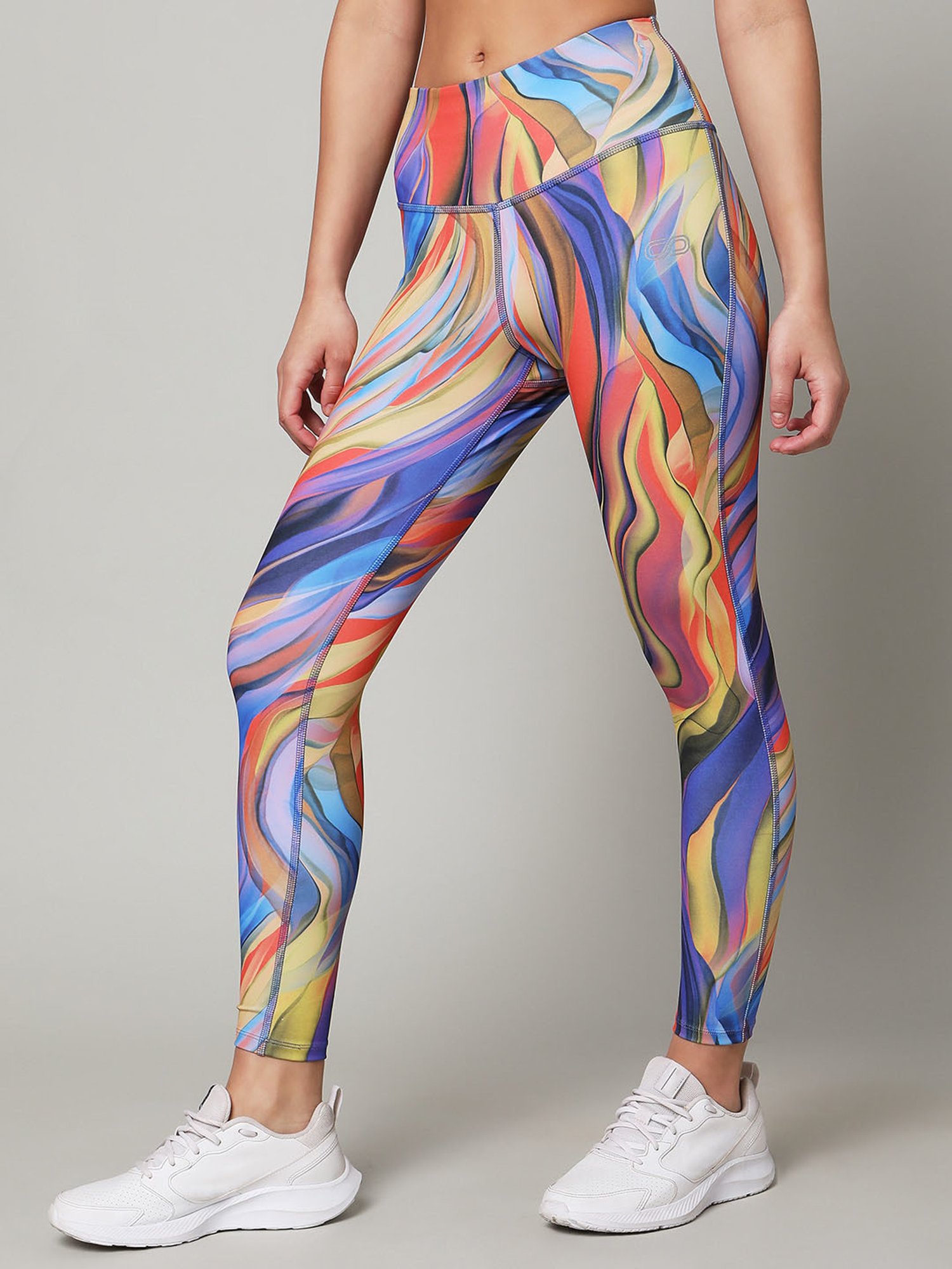 SILVERTRAQ Multicolor Printed Leggings