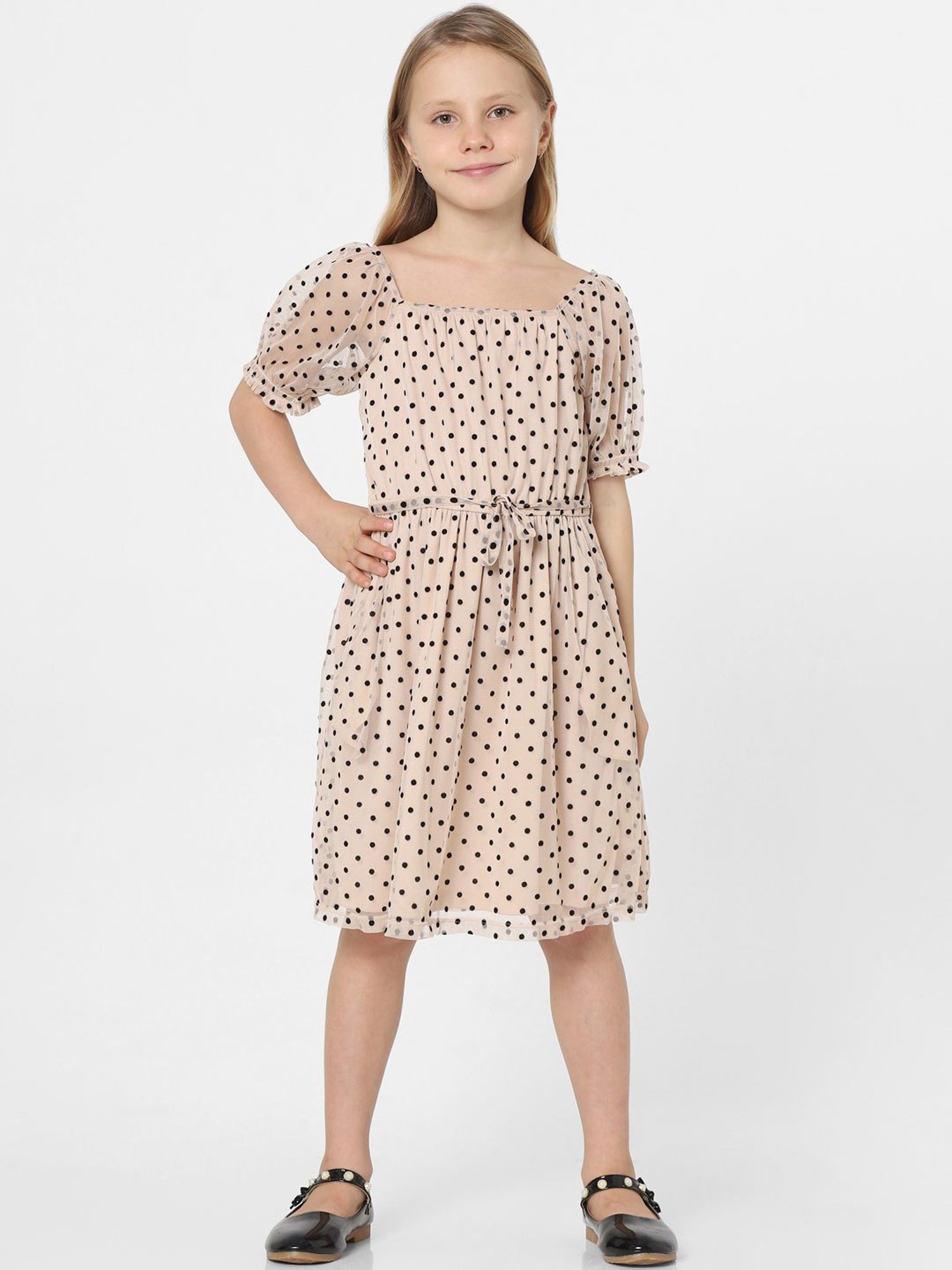 KIDS ONLY Beige Printed Dress