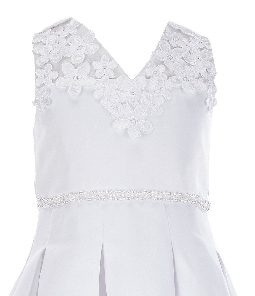 Bonnie Jean Big Girls 7-16 Sleeveless Fit-And-Flare Communion Dress