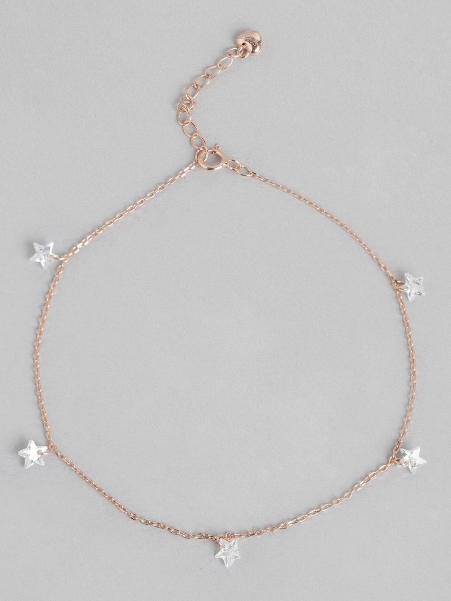 Silberry 92.5 Sterling Silver Isabelle Anklet