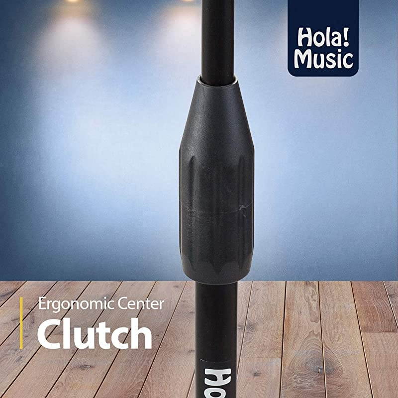 HPS-101TB Professional Tripod Microphone Mic Stand with Telescopic Boom, Black