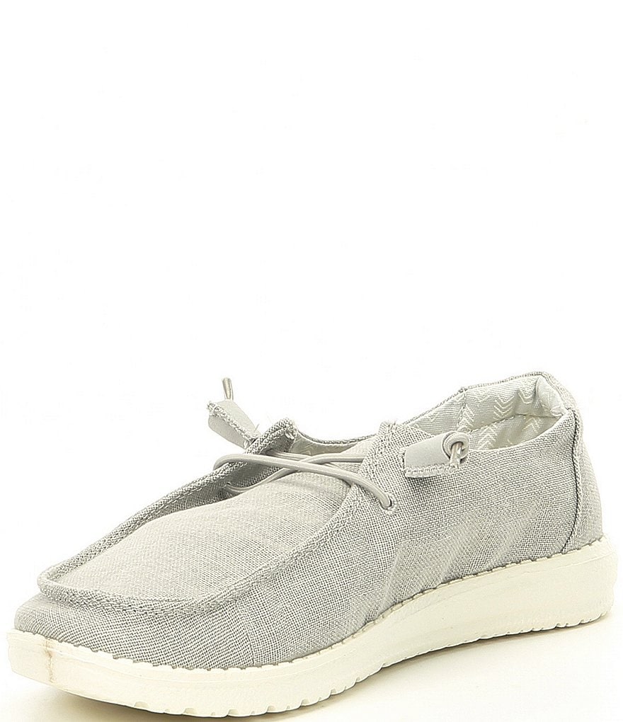 Hey Dude Women's Wendy Washable Chambray Slip-Ons