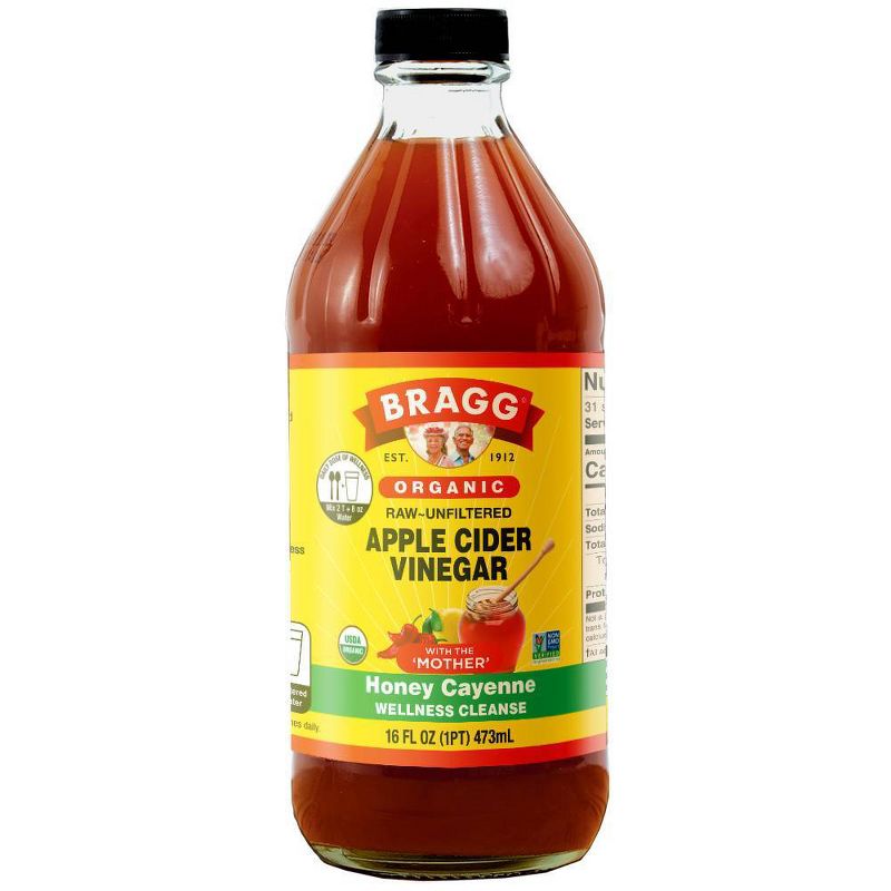 Bragg Organic Honey Cayenne ACV Wellness Cleanse - 16oz