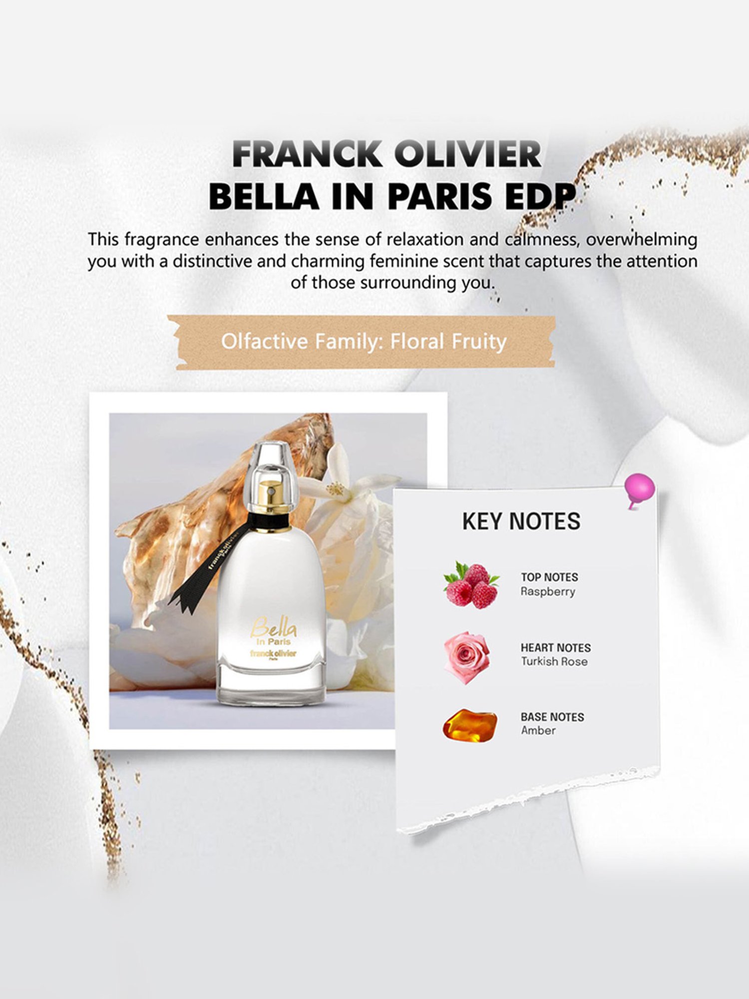 Franck Olivier Bella In Paris Eau de Parfum for Women - 75 ml