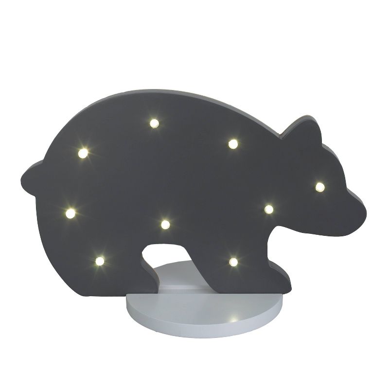 Nojo Bear LED Nightlight Gray