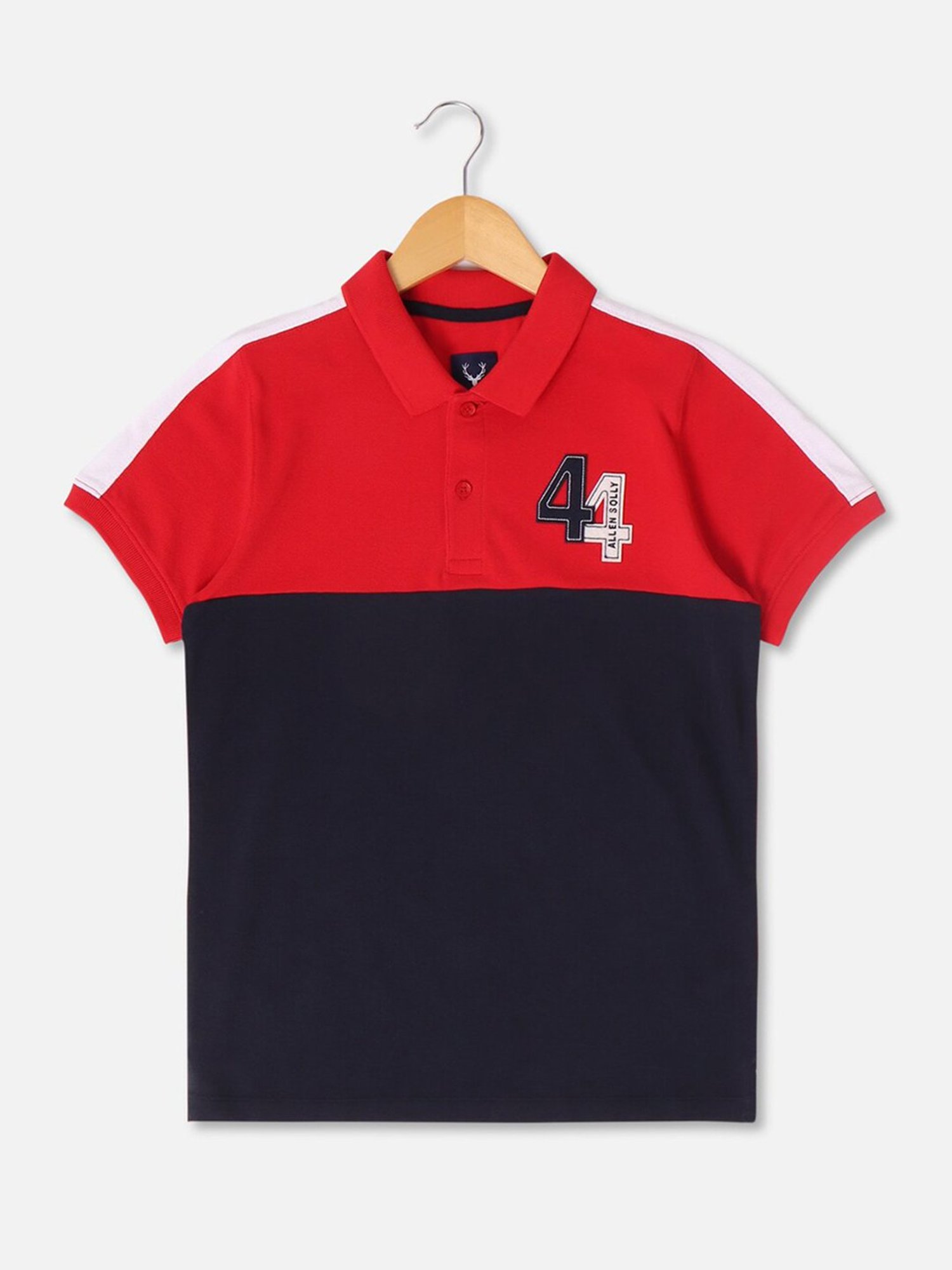 Pantaloons Junior Multicolor Cotton Striped Polo T-Shirt