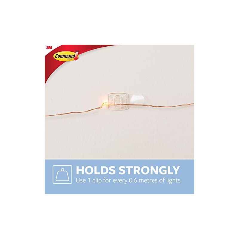 Mini Holiday Light Hooks, Great for Holiday Lights, 40 Clips, 48 Strips, Value Pack - 4 Pack