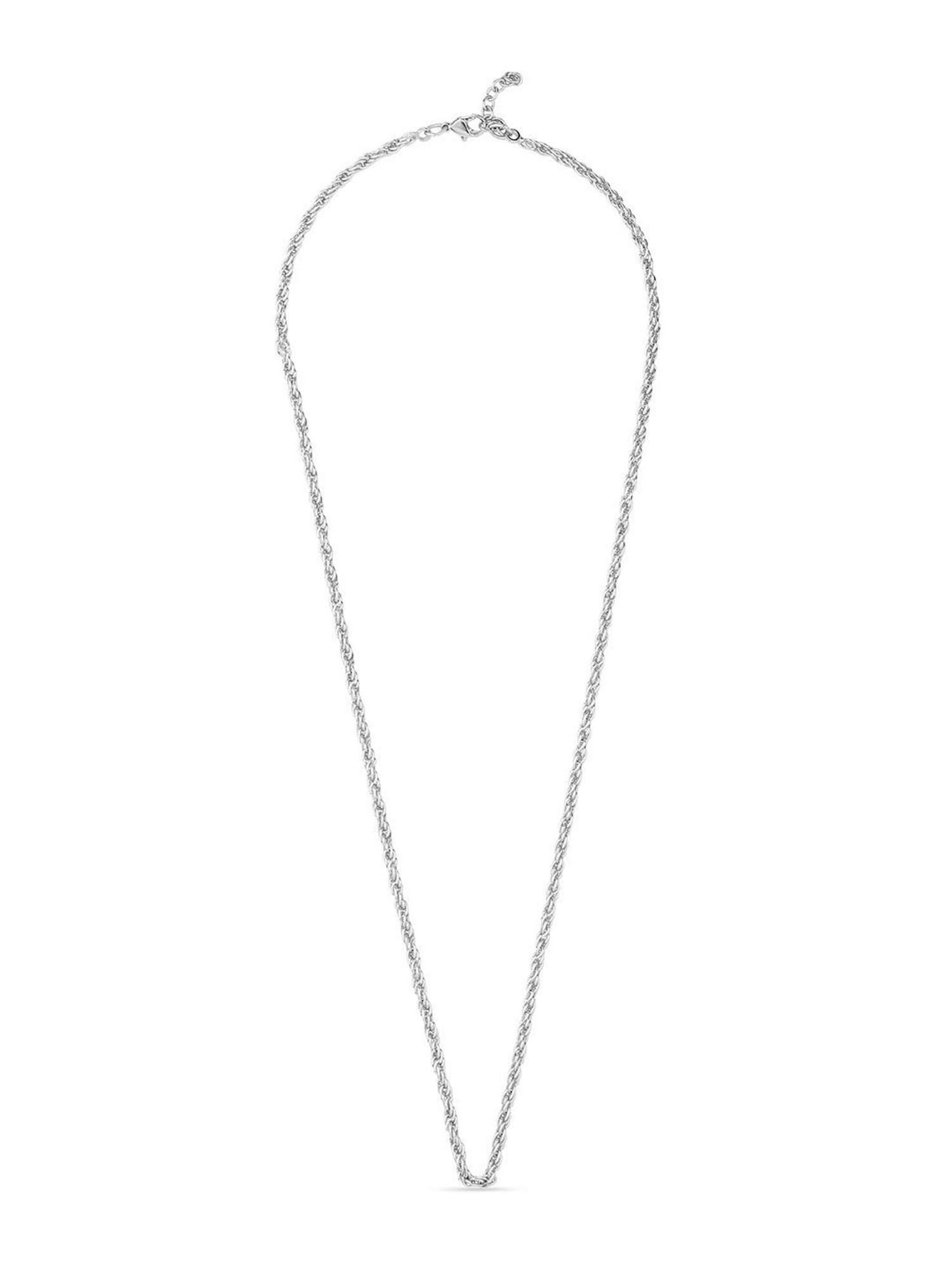 The Bro Code Silver-Plated Casual Necklace for Men