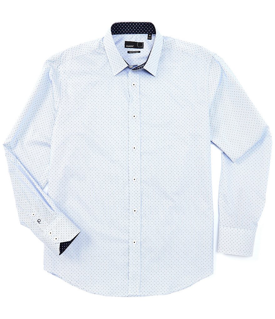 Quieti Paisley Stripe Long-Sleeve Woven Shirt