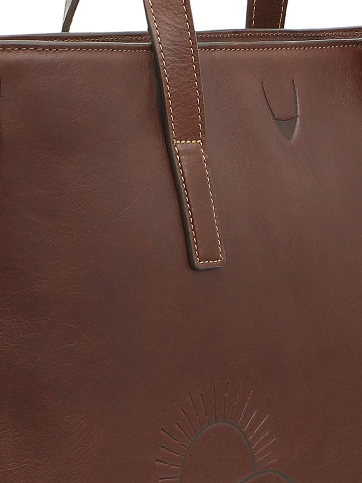 Hidesign SAHARA Tan Leather Large Laptop Messenger Bag