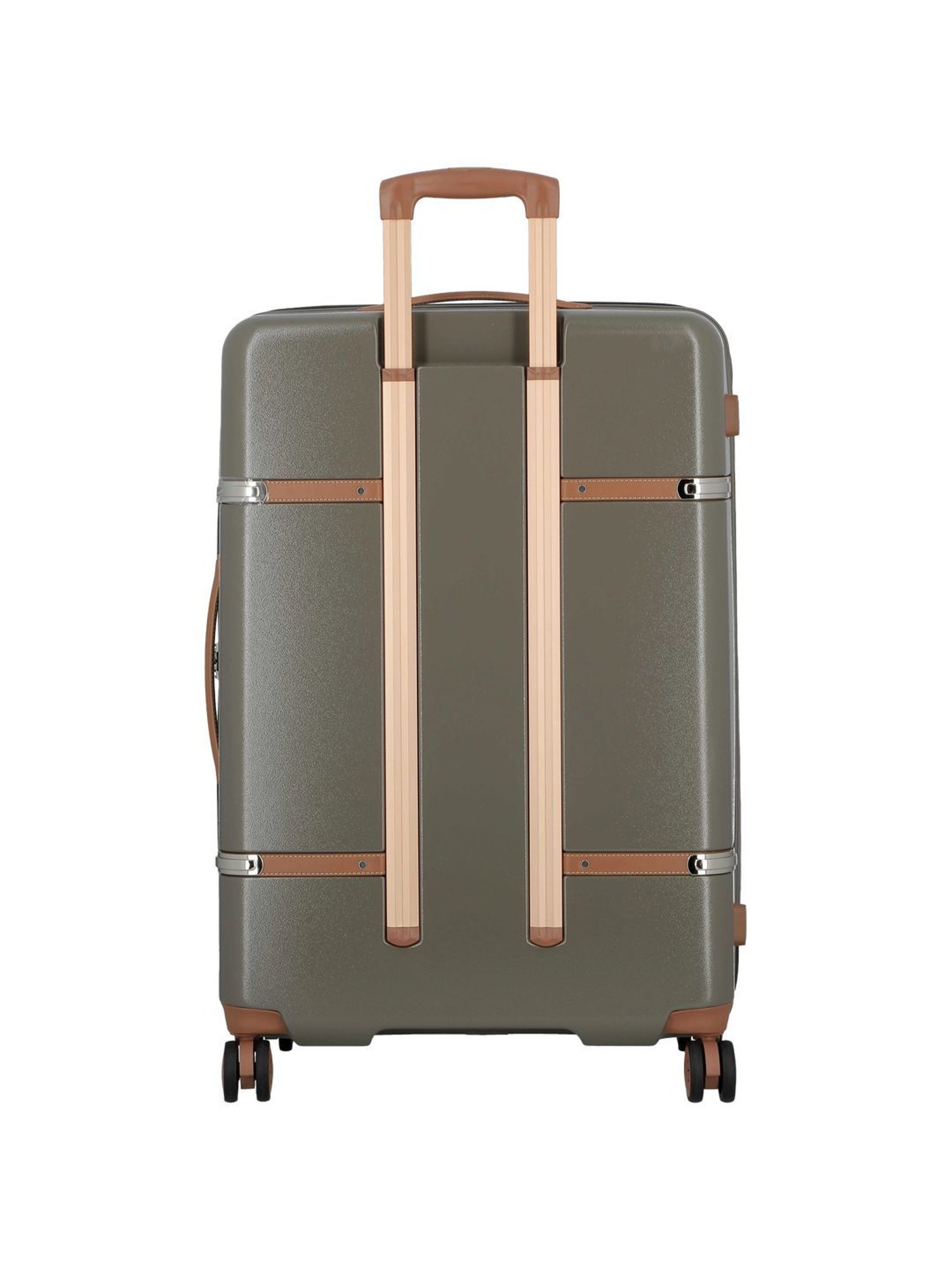 Jump Cassis Riviera Khaki 8 Wheels Large Hard Cabin Trolley Bag Set of 2