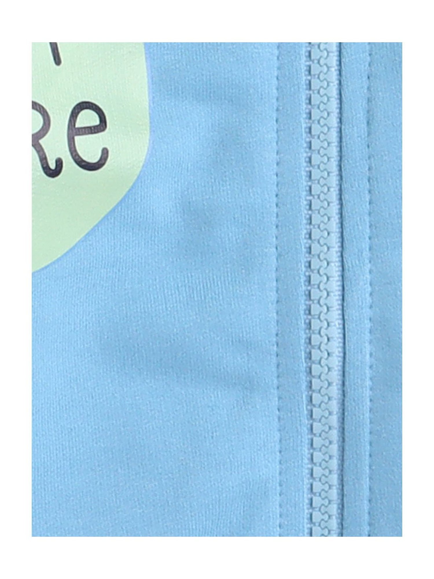 Bumzee Kids Blue Printed Full Sleeves Sweatshirt