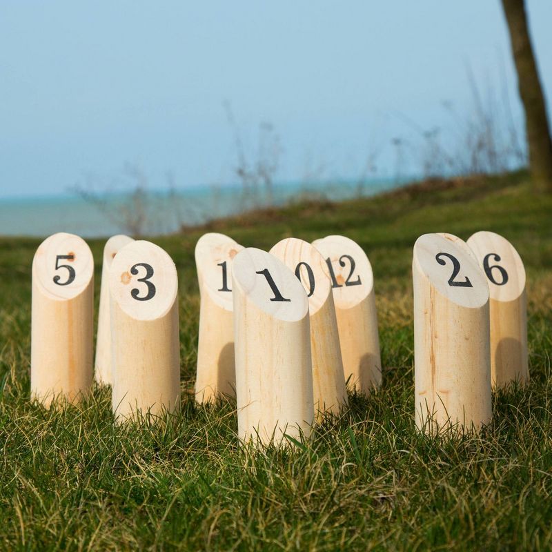 Hey! Play! Wooden Throwing Game-Complete Set