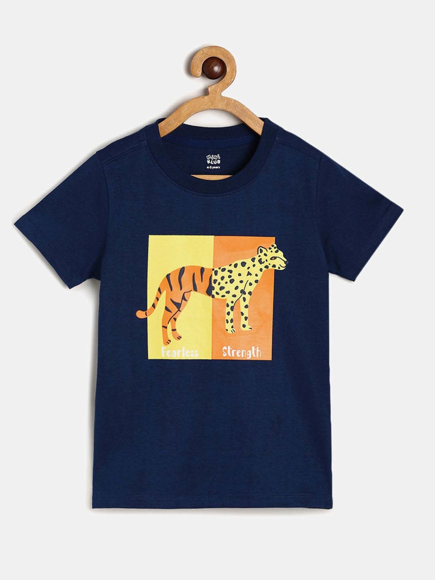 MINIKLUB Kids Navy Printed T-Shirt