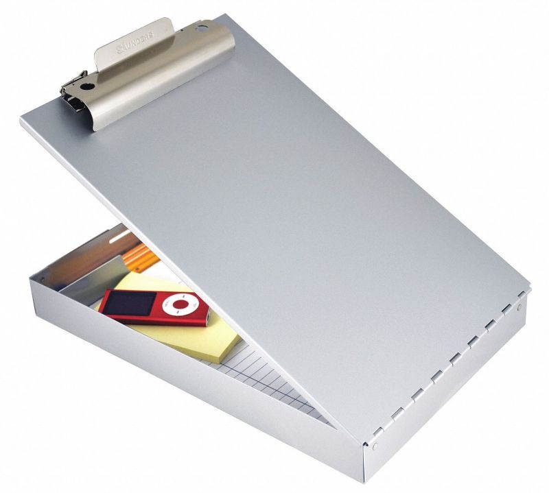 Saunders Storage Clipboard Silver  Aluminum  11017