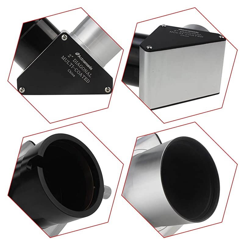 2" 90-Degree Mirror Diagonal with 93% reflectivity Across Visible Spectrum