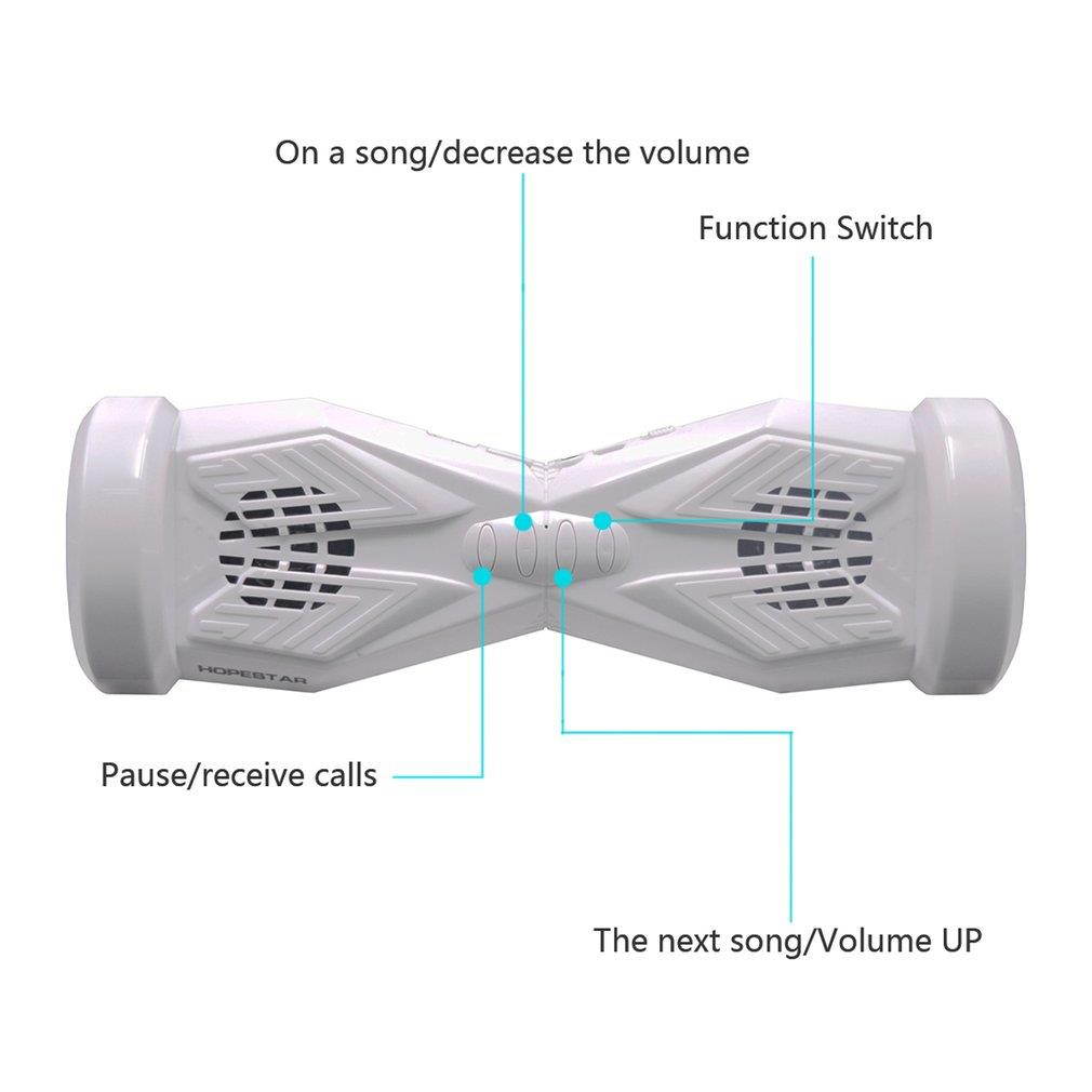 HOPESTAR H10 Self-Balance Scooters Design TF FM Bluetooth Speaker With Mic