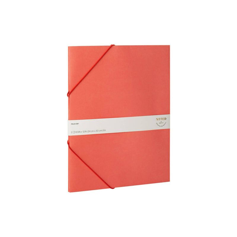Post-it 2pk Folio - Red Orange