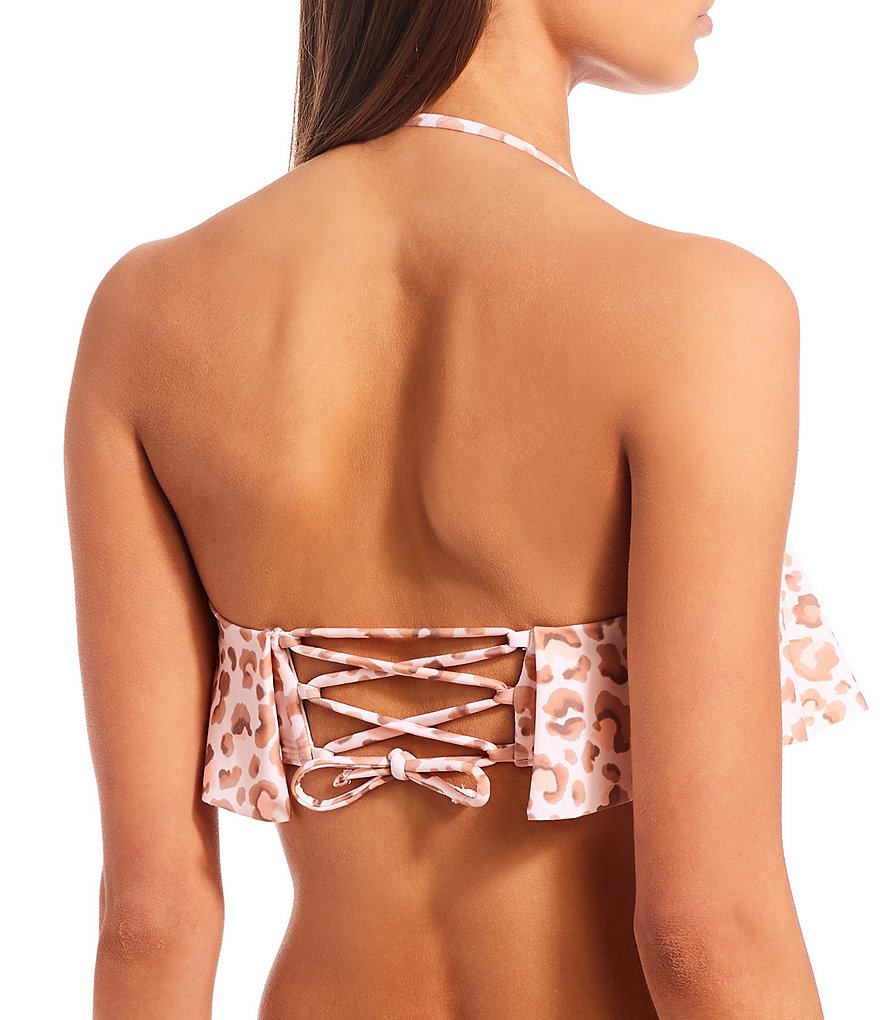 Becca by Rebecca Virtue Color Code Adela Shirred Back Scoop Front Hipster Swim Bottom