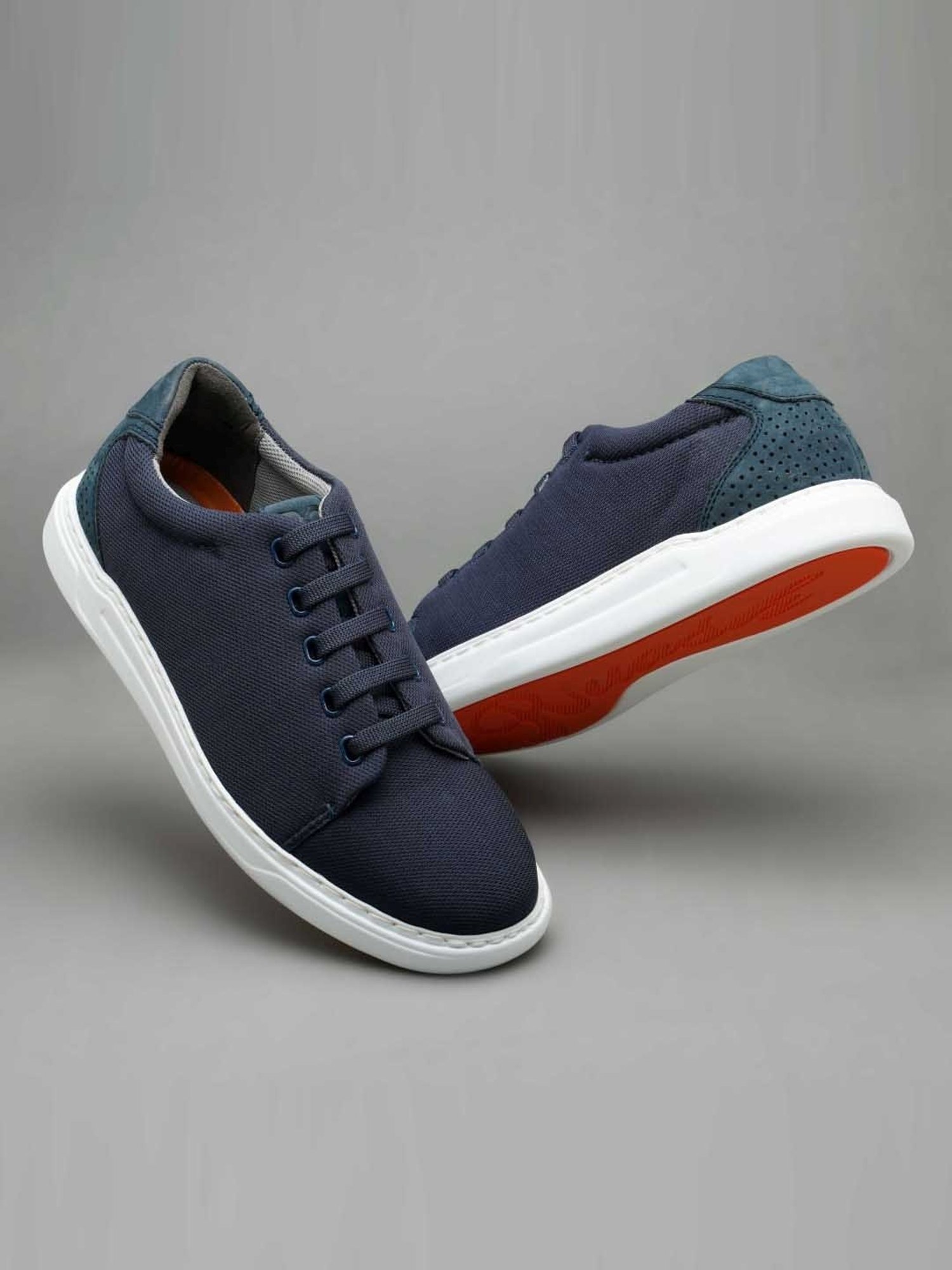 Ruosh Men's Navy Casual Sneakers