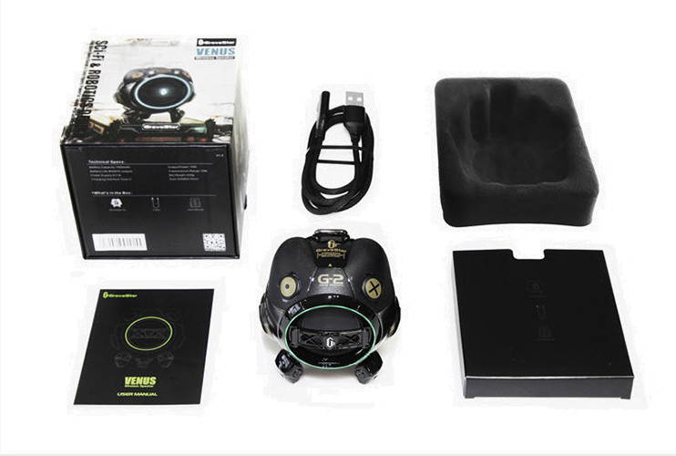 ZOEAO Gravastar VENUS Metal Shell Bluetooth 5.0 Speaker, Mechanical Appearance, Support TWS Wireless Connection with Charging Base