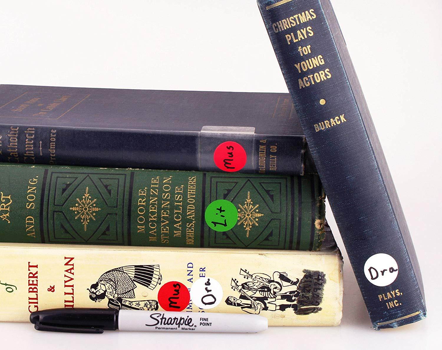 ChromaLabel 3/4 inch Color-Code Dot Labels on Sheets | 1,008/Pack (Metallic Gold)