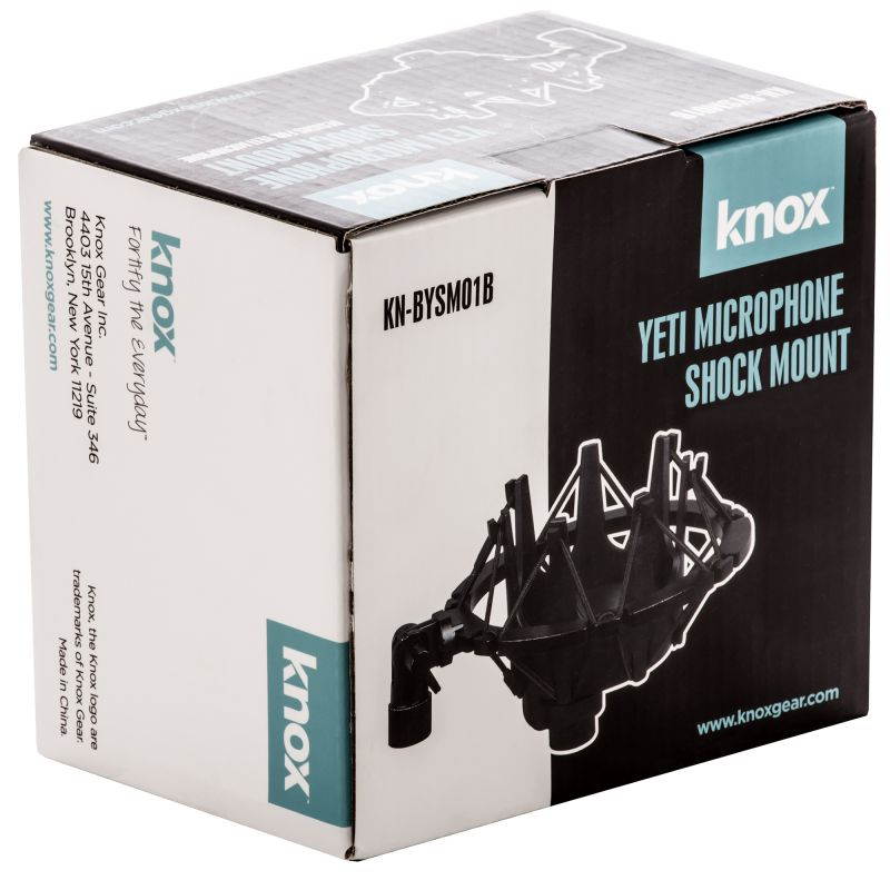 Knox Gear Blue Yeti Microphone Shock Mount (Black)