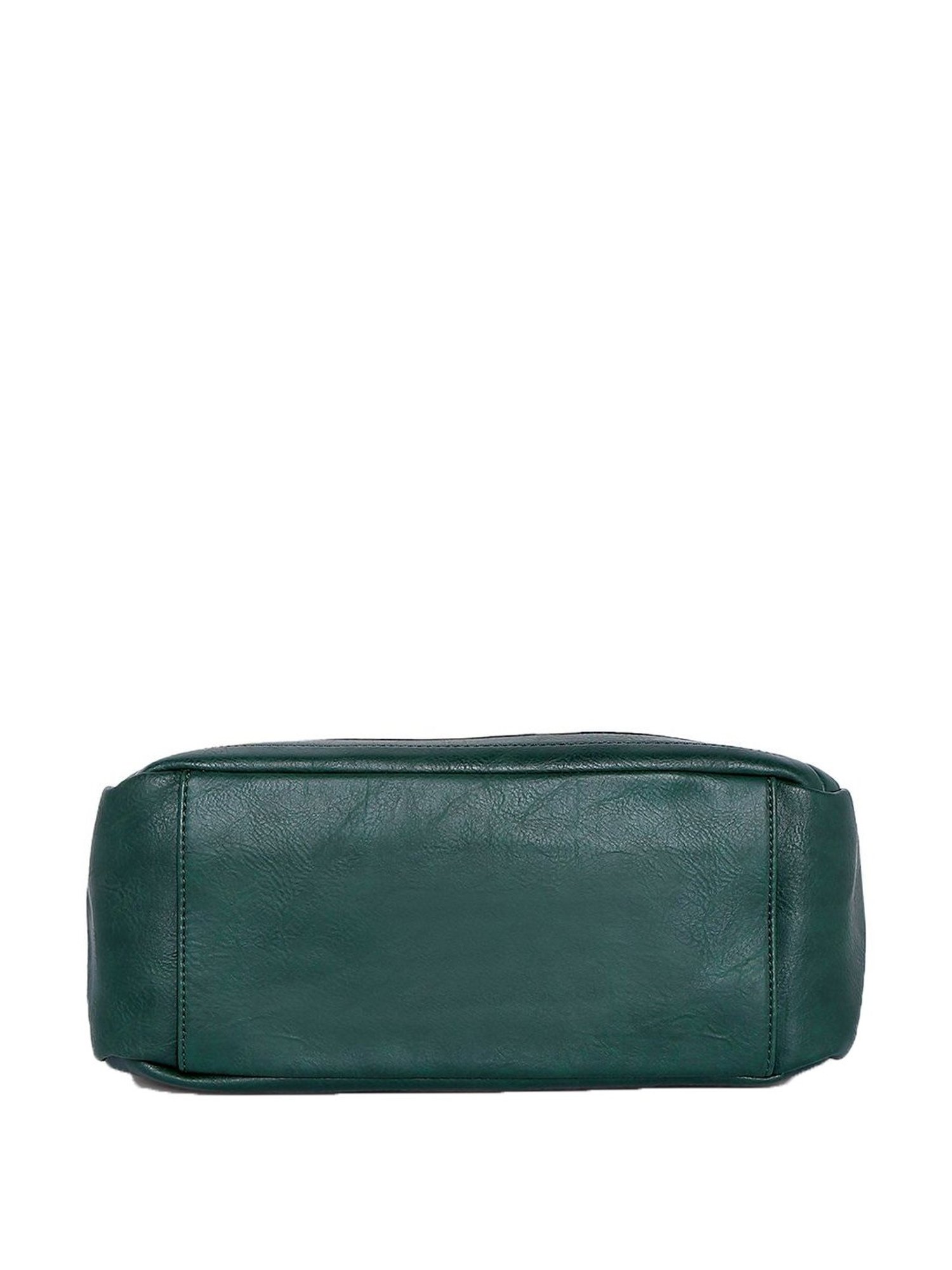 Giordano Green Textured Medium Handbag