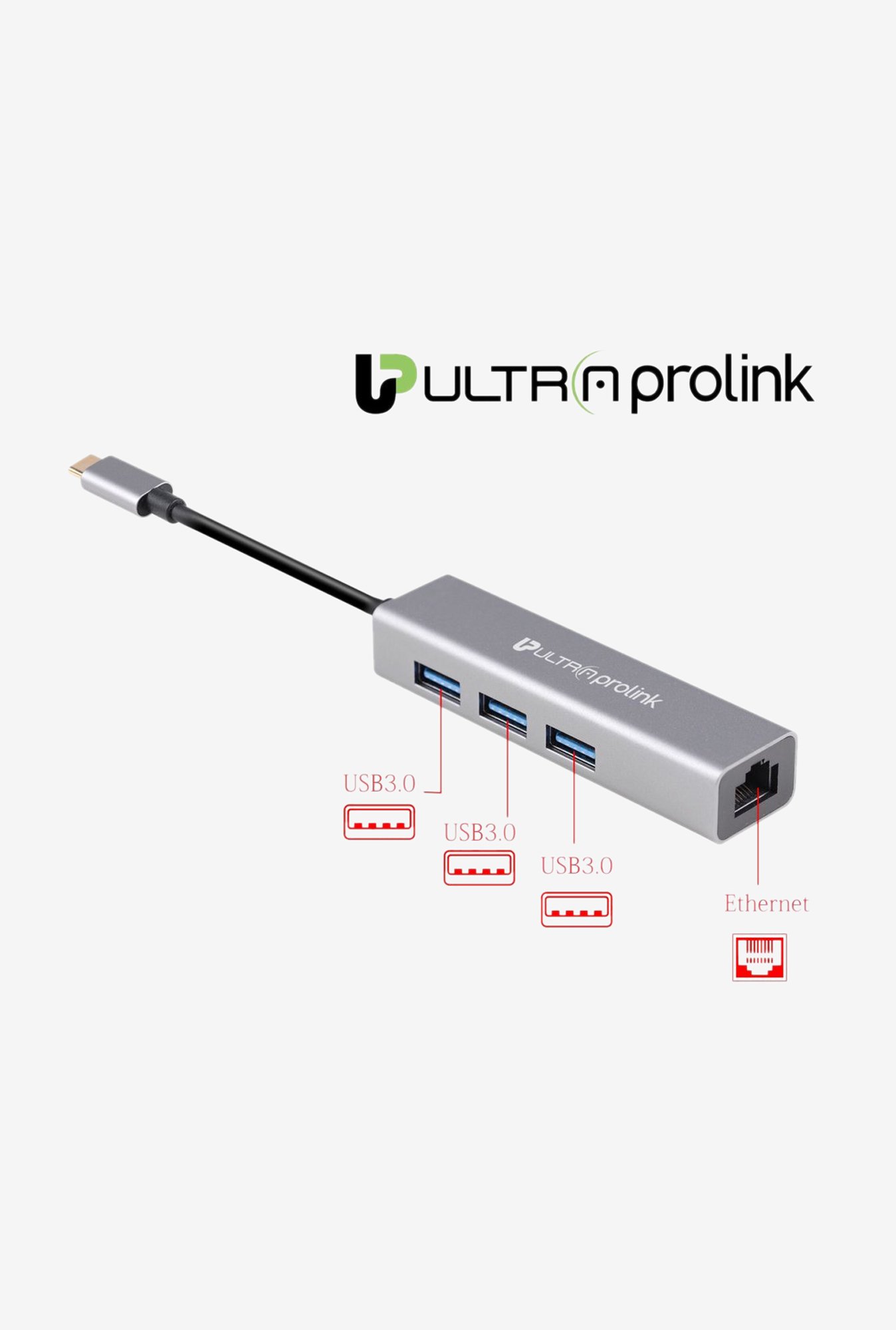 UltraProlink UM0095 Type C Gigahub (Grey)