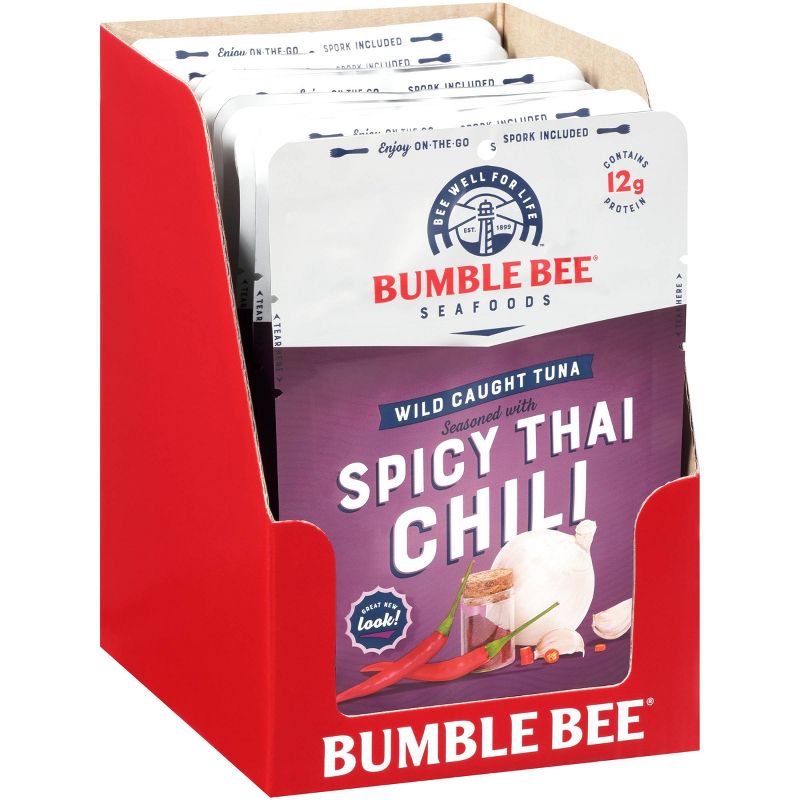 Bumble Bee Thai Chili Seasoned Tuna Pouch with Spoon - 2.5oz