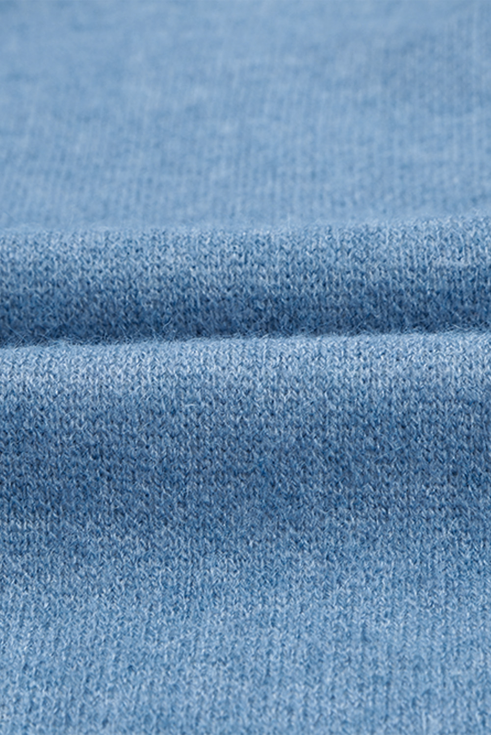 Karen Kane Long Sleeve Asymmetrical Hem Round Neck Sweater