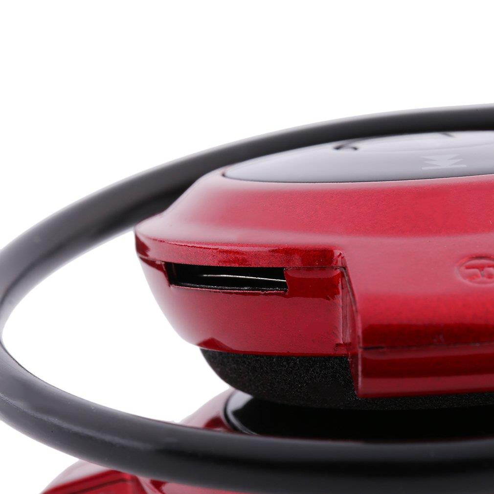 MINI503 Ear Hook Mini Sports Wireless Bluetooth Headset Hi-Fi Handsfree Stereo Earphone Headphone TF Card For MP3 Player