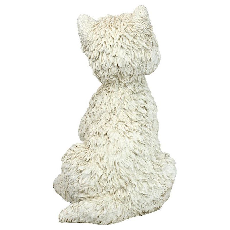 Design Toscano West Highland Terrier Puppy Dog Statue - White