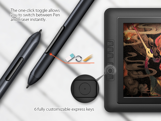 XP-Pen Artist15.6 15.6 Inch IPS Drawing Monitor Pen Display Graphics Digital Monitor with Battery-free Passive Stylus (8192 levels pressure)