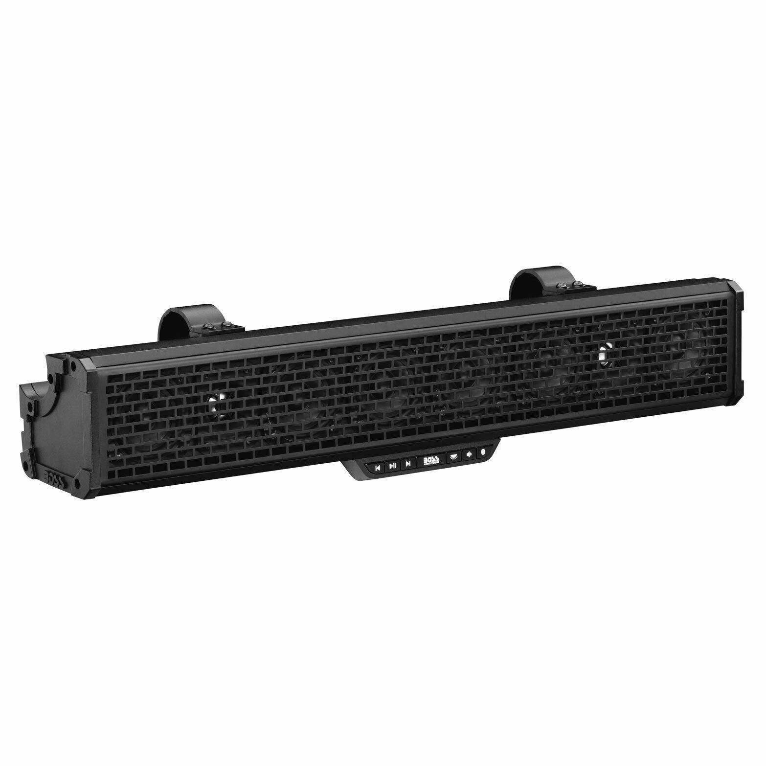 Boss Audio 500W 27" Bluetooth USB Radio Powered Amp ATV Soundbar System (2 Pack)