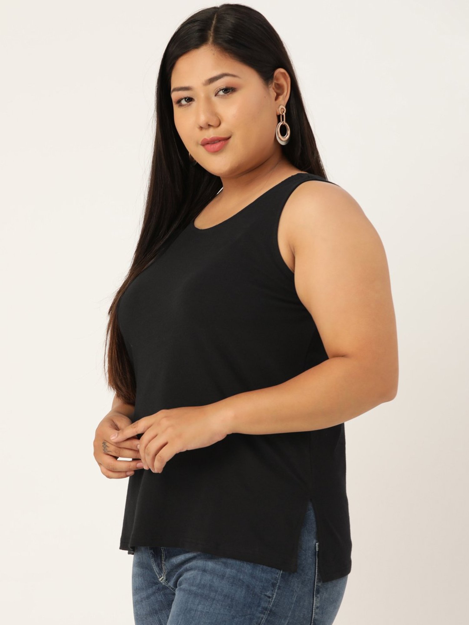 theRebelinme Black Camisole Top
