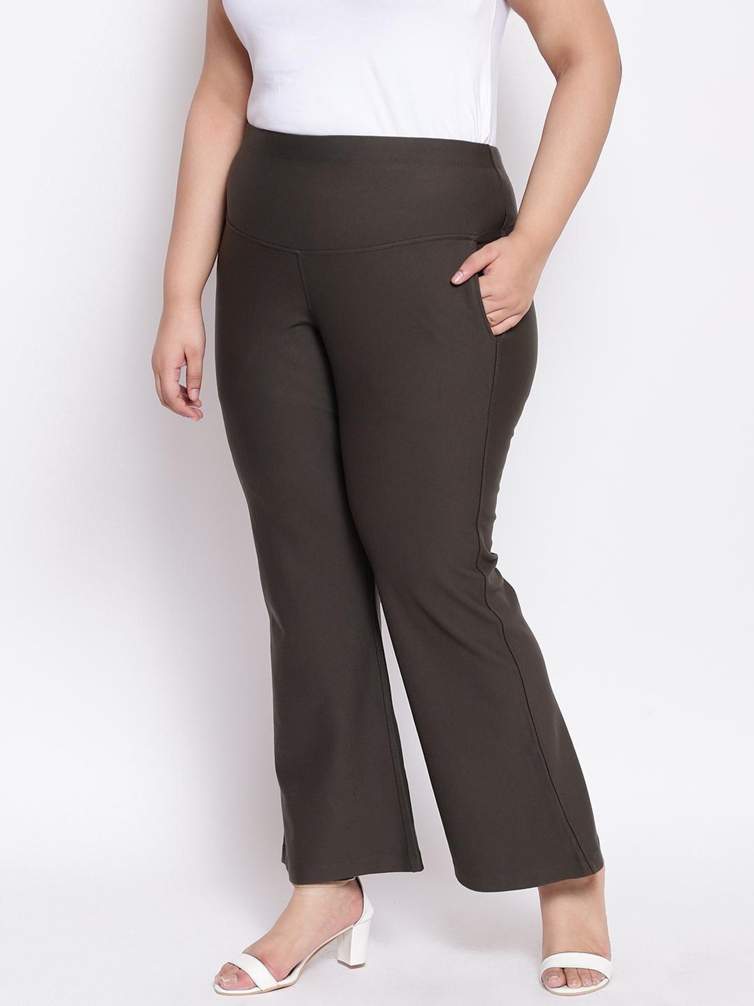 Amydus Brown Bootcut Jeggings