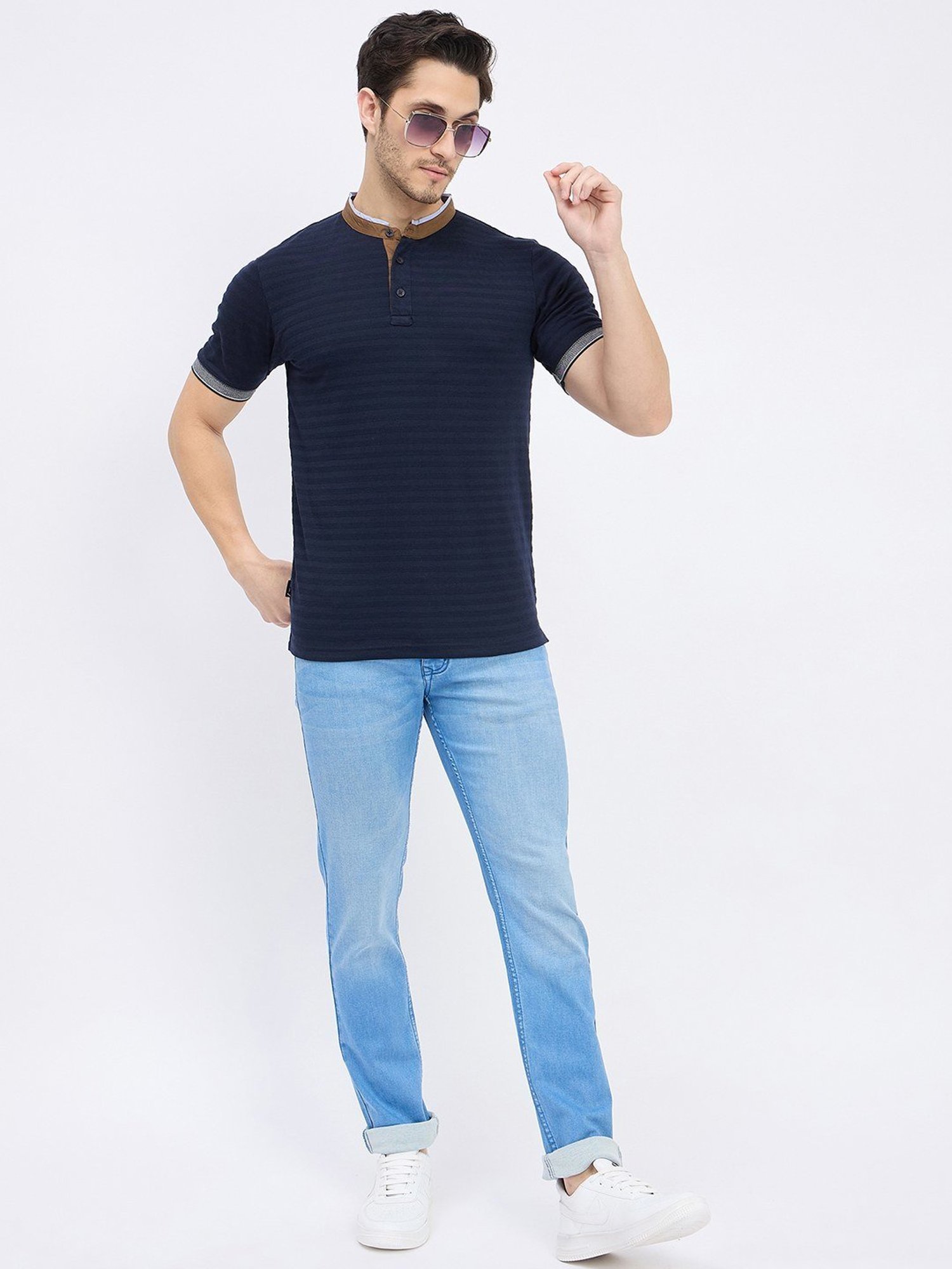 Duke Sky Blue Slim Fit Jeans