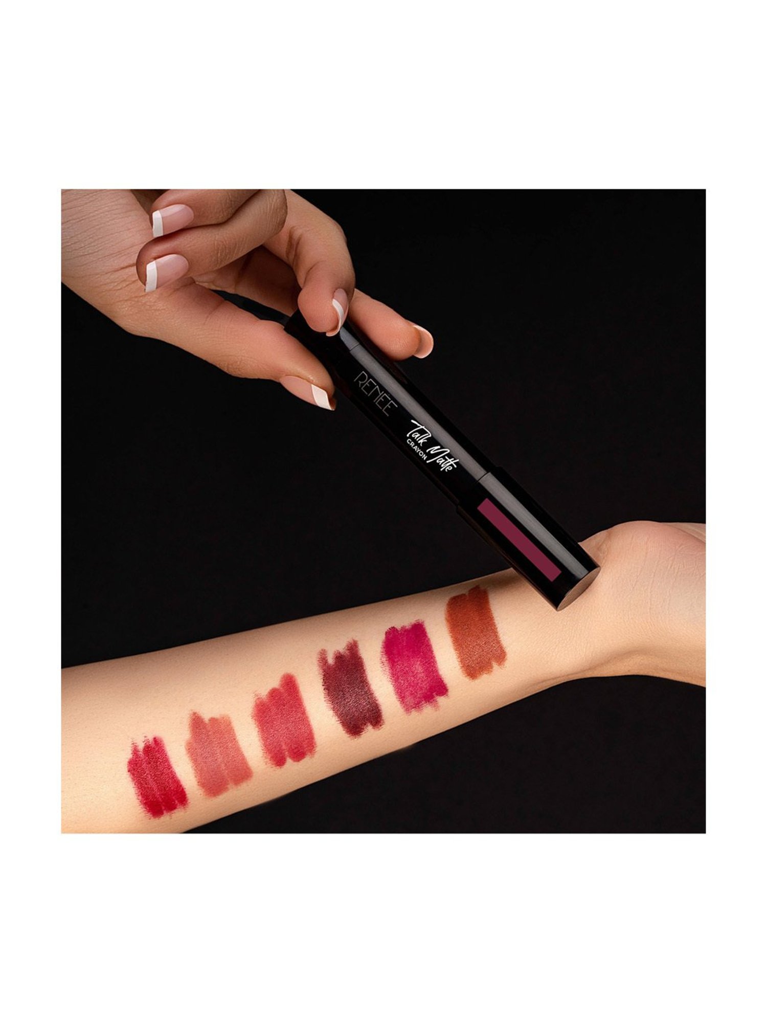 Lenphor Matte Show-Off Lip Crayon Cupid Red - 2.8 gm