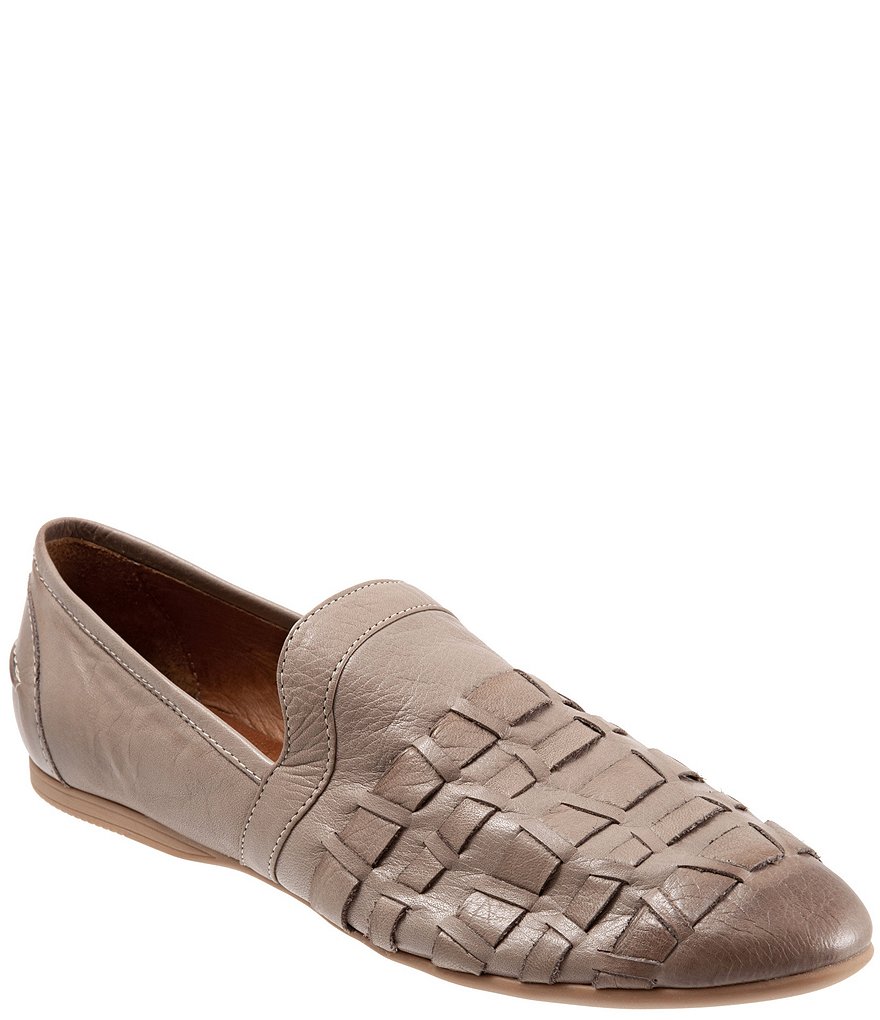 Bueno Kristy Woven Leather Slip-On Flats