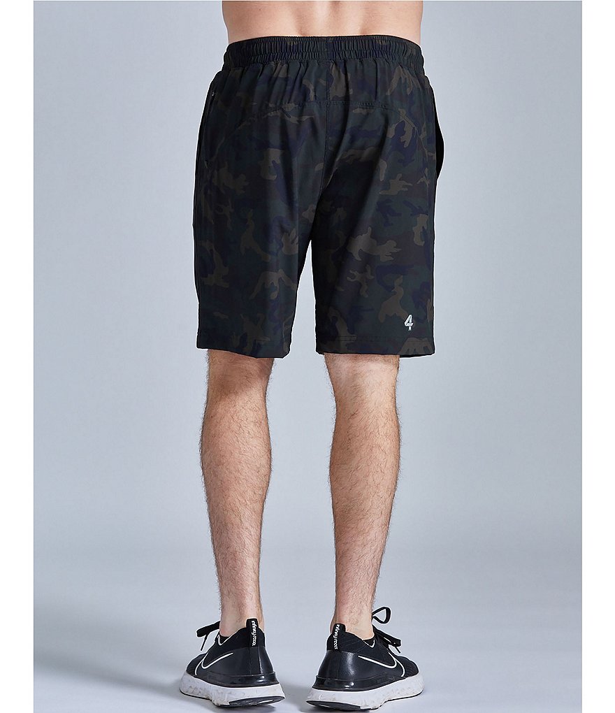 Fourlaps Advance Training 9#double; Inseam Camo Stretch Shorts