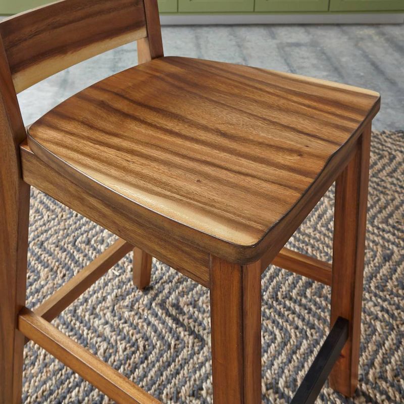 Forest Retreat High Dining Table Set Brown - Home Styles